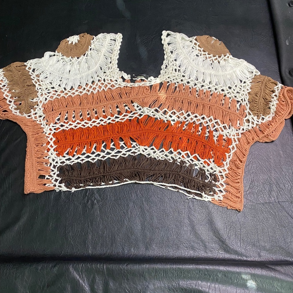 Solution Crocheted BoHo Top (M-L)